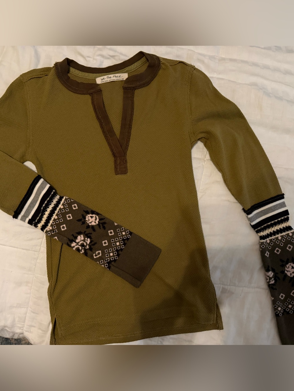 Free people long sleeve sweater top